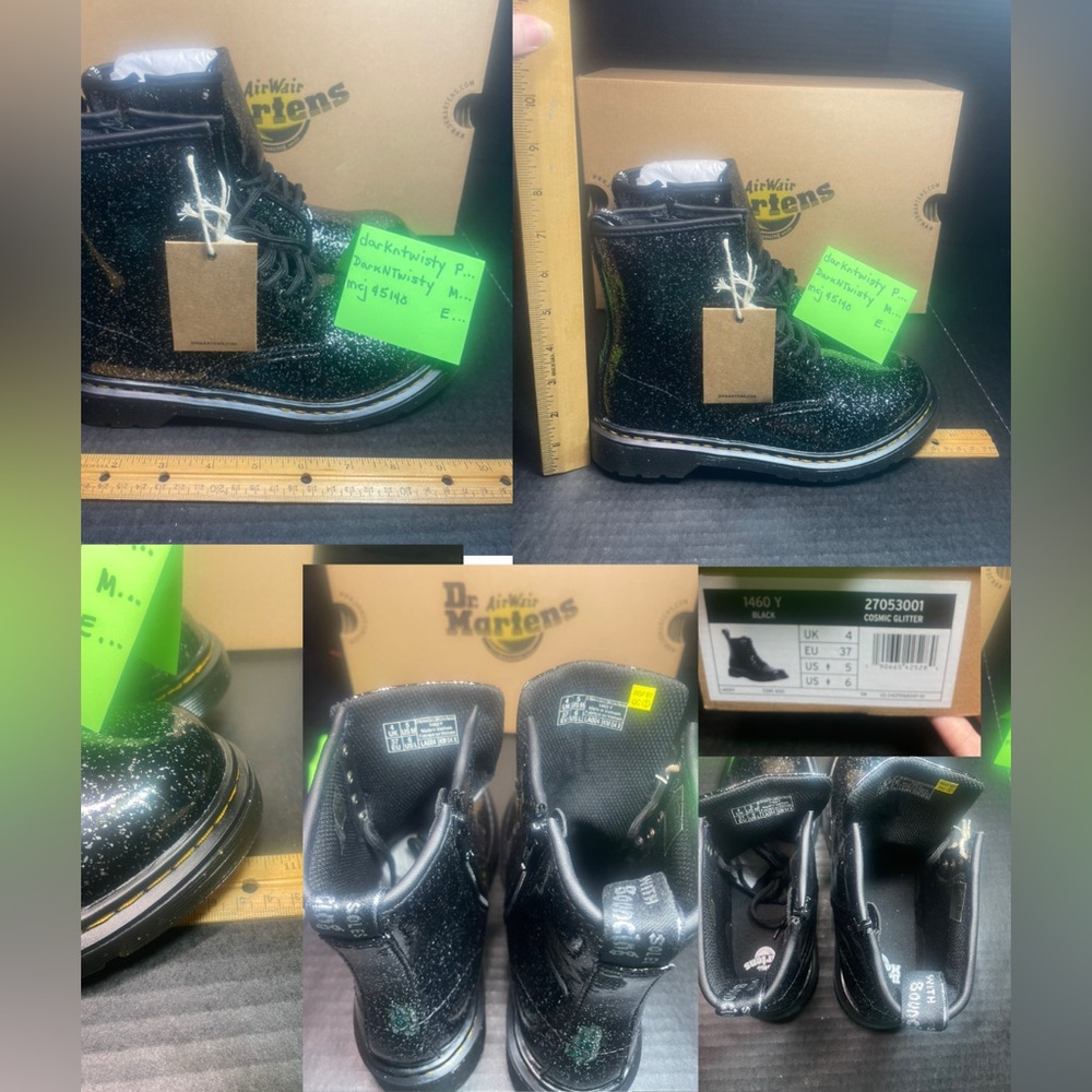 BNIB Dr.Martens 1460 UK 4 US 6 Cosmic Glitter PRICE FIRM NO OFFERS NO DISCOUNTS - Picture 15 of 15